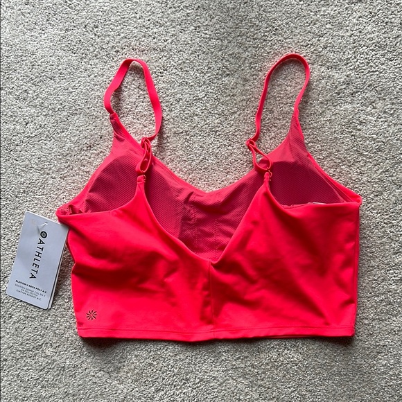 Athleta Bright Pink Activewear Sports Bra - Picture 5 of 6